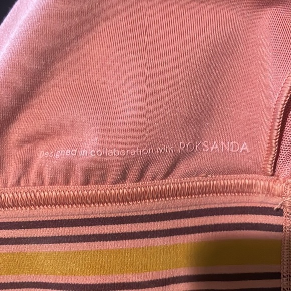 Lululemon x Roksanda My Element Bra in Rustic Coral Garnet Fools Gold Size 2 - Picture 9 of 11